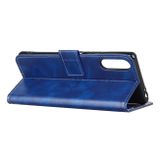 Peňaženkové kožené puzdro na Sony Xperia L4 - blue