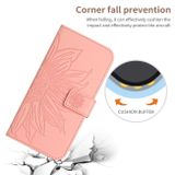 Peňaženkové kožené puzdro SUN FLOWER na Xiaomi 13 Lite - Ružová