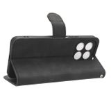 Peňaženkové kožené puzdro Magnetic Flip na Honor X8a - Čierna