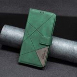 Peňaženkové kožené puzdro Rhombus na Xiaomi Redmi Note 13 4G - Zelená
