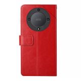 Peňaženkové kožené puzdro Y-shaped na Honor Magic5 Lite - Červená