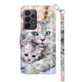 Peňaženkové 3D puzdro na Samsung Galaxy A24 - Two Loving Cats