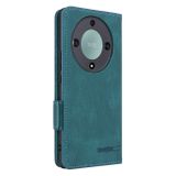 Peňaženkové kožené puzdro Clasp na Honor Magic5 Lite - Zelená