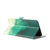 Peňaženkové 3D puzdro WATERCOLOR na Xiaomi 13 – Azurová zelená