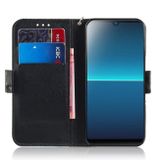 Peňaženkové kožené puzdro na Sony Xperia L4 - Peacoock Wreath