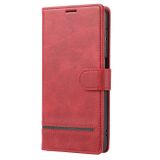 Peňaženkové kožené puzdro CLASSIC na Samsung Galaxy A34 5G – Červená
