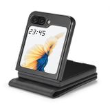 Peňaženkové kožené puzdro LC.IMRRKR Calf na Samsung Galaxy Z Flip 5 - Čierna
