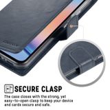 Peňaženkové kožené puzdro GOOSPERY na Samsung Galaxy A34 5G – Tmavomodrá