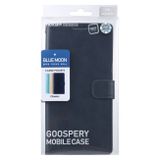Peňaženkové kožené puzdro GOOSPERY na Samsung Galaxy A34 5G – Tmavomodrá