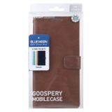 Peňaženkové kožené puzdro GOOSPERY na Samsung Galaxy A34 5G – Hnedá