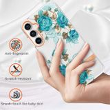 Gumený kryt Flowers na Samsung Galaxy S23 FE - Blue Rose