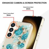 Gumený kryt Flowers na Samsung Galaxy S24 Plus 5G - Blue Rose