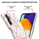 Gumený kryt ELECTROPLATING na Samsung Galaxy A34 5G - Ružovobiela