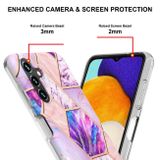 Gumený kryt ELECTROPLATING na Samsung Galaxy A34 5G - Svetlofialová