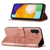 Peňaženkové 3D puzdro COLORED na Samsung Galaxy A34 5G - Ružovozlatá