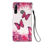 Peňaženkové 3D puzdro na Huawei P40 Lite E - Rose Red Butterfly