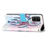 Peňaženkové 3D puzdro na Samsung Galaxy A71 5G - Colorful Wind Chimes