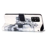 Peňaženkové 3D puzdro na Samsung Galaxy A71 5G - Skull