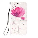 Peňaženkové kožené puzdro na Xiaomi Mi 10 Lite - Flower