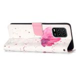 Peňaženkové kožené puzdro na Xiaomi Mi 10 Lite - Flower