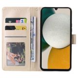 Peňaženkové kožené puzdro CARD na Samsung Galaxy A34 5G – Zlatá