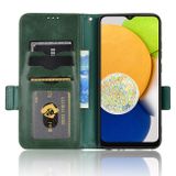 Peňaženkové kožené puzdro SYMMETRICAL na Samsung Galaxy A03 – Zelená