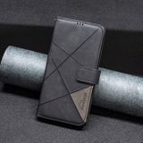 Peňaženkové kožené puzdro Rhombus na Samsung Galaxy A24 - Čierna