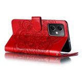 Peňaženkové kožené puzdro GLOBAL na Xiaomi Redmi Note 12 5G – Červená