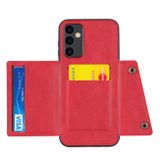 Gumený kryt DOUBLE BUCKLE na Samsung Galaxy A34 5G - Červená