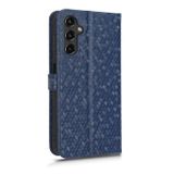 Peňaženkové kožené puzdro Honeycomb na Samsung Galaxy A24 - Modrá