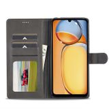 Peňaženkové kožené puzdro LC.IMEEKE Calf na Xiaomi Redmi 13C - Šedá