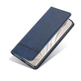 Peňaženkové kožené puzdro AZNS na Honor 90 - Tmavo modrá