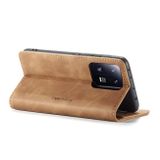 Multifunkčné peňaženkové puzdro CaseMe na Xiaomi 13 Pro - Hnedá