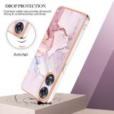 Akrylový kryt Marble na Oppo A58 5G - Rose Gold 005