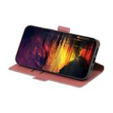 Peňaženkové kožené puzdro Twill na Honor Magic5 Pro - Ružová