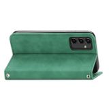 Peňaženkové kožené puzdro RETRO SKIN na Samsung Galaxy A14 4G/5G – Zelená