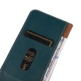 Peňaženkové kožené puzdro KHAZNEH Nappa na Motorola Moto G04/ G24 - Zelená