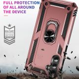 Kryt Magnetic Holder Armor Shockproof na Samsung Galaxy A24 - Ružové zlato