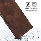 Peňaženkové kožené puzdro SKIN-FEEL na Huawei Nova 10 – Hnedá