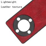Kožený kryt Sewing na Honor Magic5 Lite - Červená