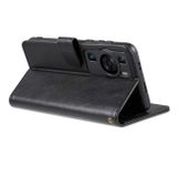Peňaženkové kožené puzdro AZNS na Huawei P60 Pro - Čierna