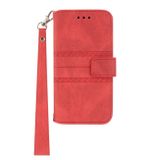 Peňaženkové puzdro Embossed na Xiaomi Redmi Note 12 Pro 5G – Červená