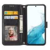 Peňaženkové kožené puzdro ZIPPER na Samsung Galaxy A14 4G/5G – Čierna