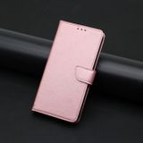 Peňaženkové kožené puzdro Calf Texture Buckle na Huawei P60 Pro - Rose Gold
