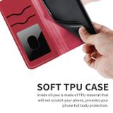 Peňaženkové kožené puzdro Life of Tree na Xiaomi Redmi 12 - Červená