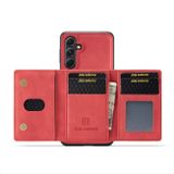Kožený kryt DG.MING na Samsung Galaxy S23 FE - Červená