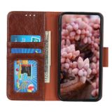 Peňaženkové kožené puzdro Nappa Flip na Xiaomi 14 - Hnedá