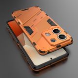 Kryt Punk Armor na Xiaomi Redmi Note 13 - Oranžová