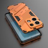 Kryt Punk Armor na Xiaomi Redmi Note 13 Pro+ - Oranžová
