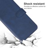 Peňaženkové kožené puzdro Leather na Xiaomi Redmi 12 - Modrá